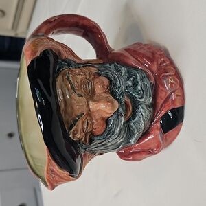 Vintage 60s Royal Copley Colonial Sir John Falstaff Ceramic Vase